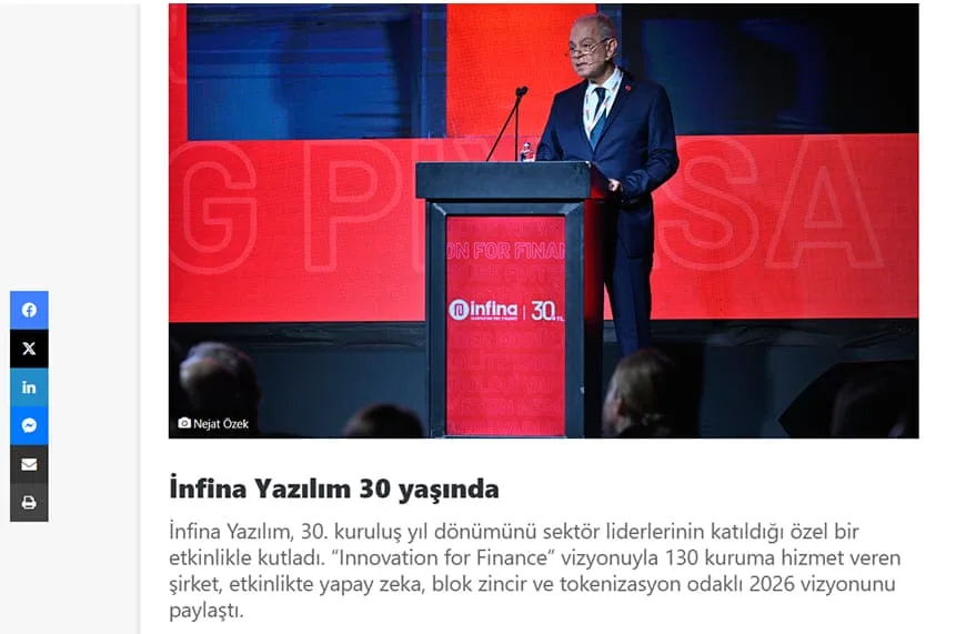 infina 30. yıl