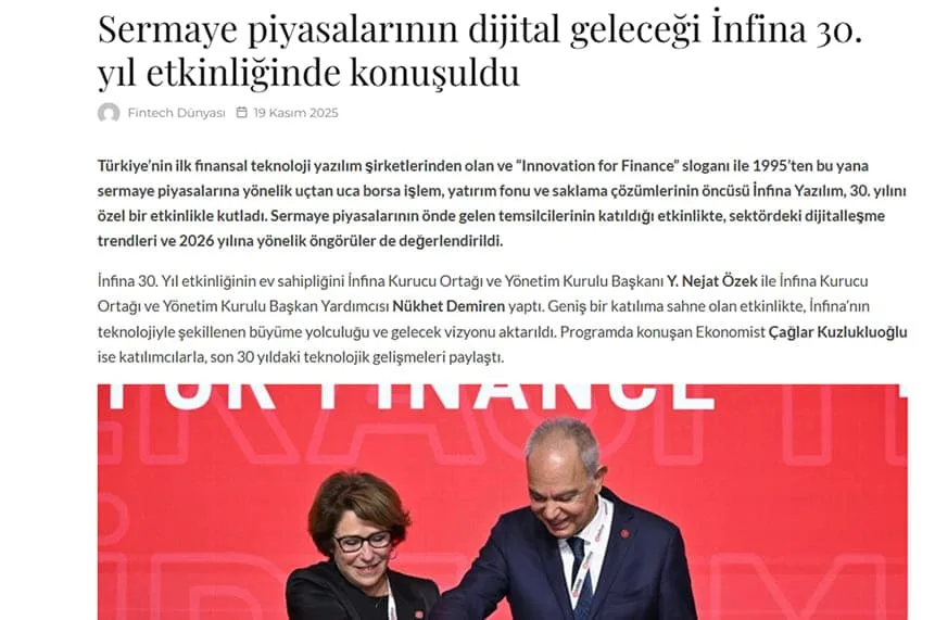 infina 30. yıl