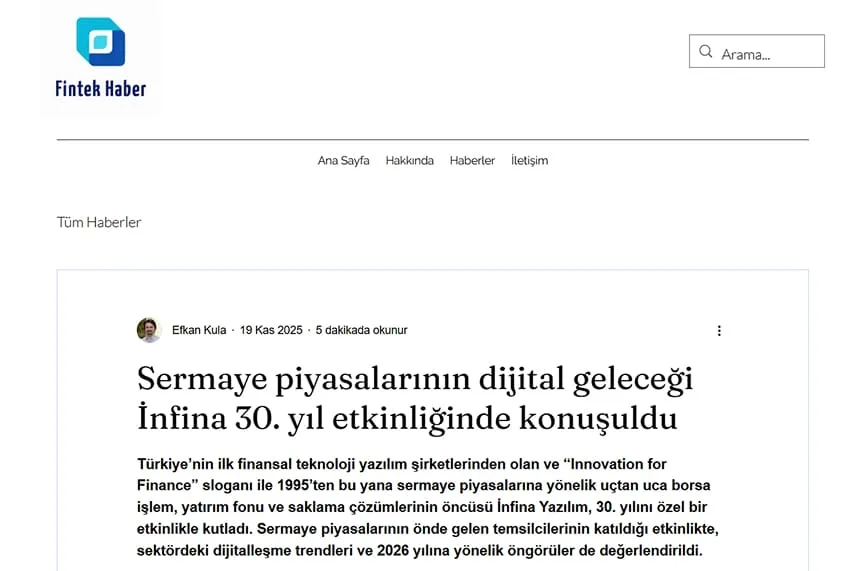 infina 30. yıl