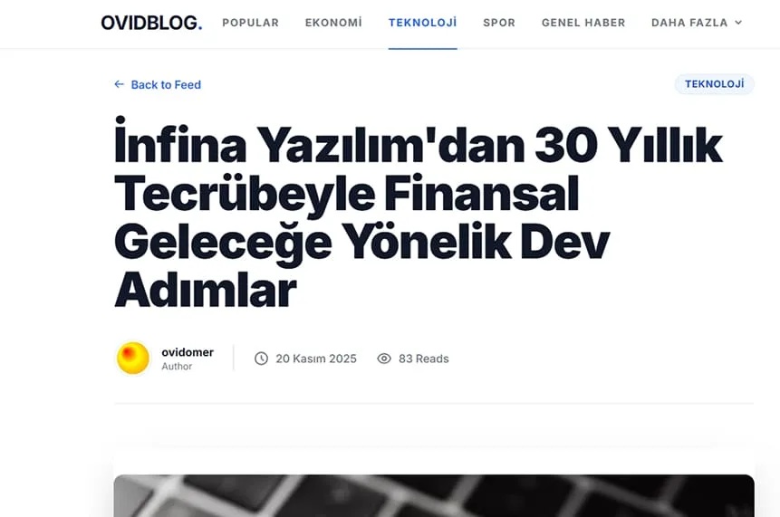 İnfina Yazılım 30. yılını kutladı